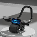 Elevate Your Core Workout with the 2025 Automatic Rebound Ab Roller Wheel - Complete with Timer and Elbow Support for Ultimate Comfort!