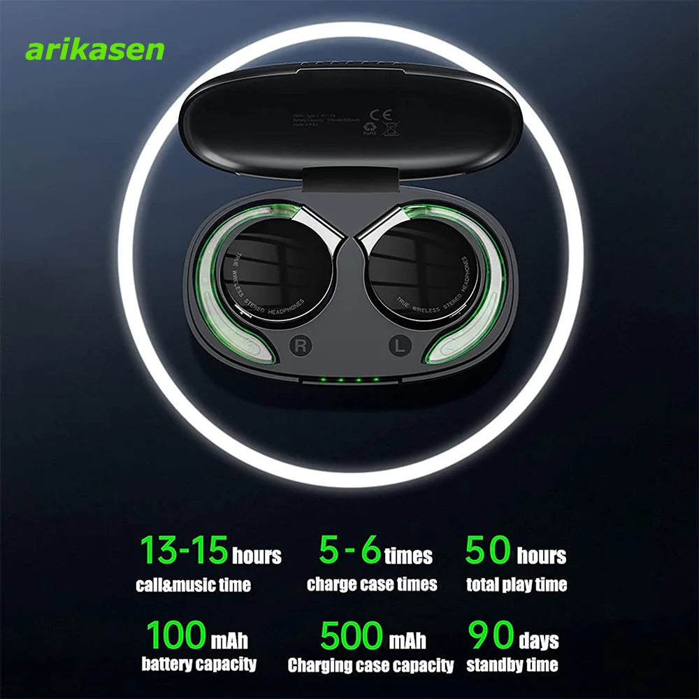 Experience Unmatched Freedom with Open Ear Bluetooth Headphones - Perfect for Running and Workouts!