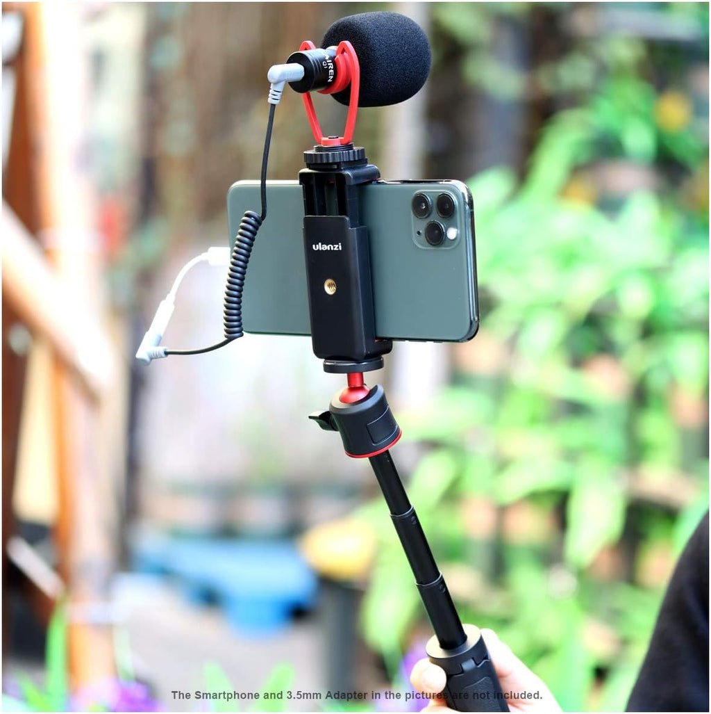 Transform Your Vlogging Experience with the ST-07 Phone Tripod Mount - Compatible with iPhone 11/Pro/Pro Max and More!
