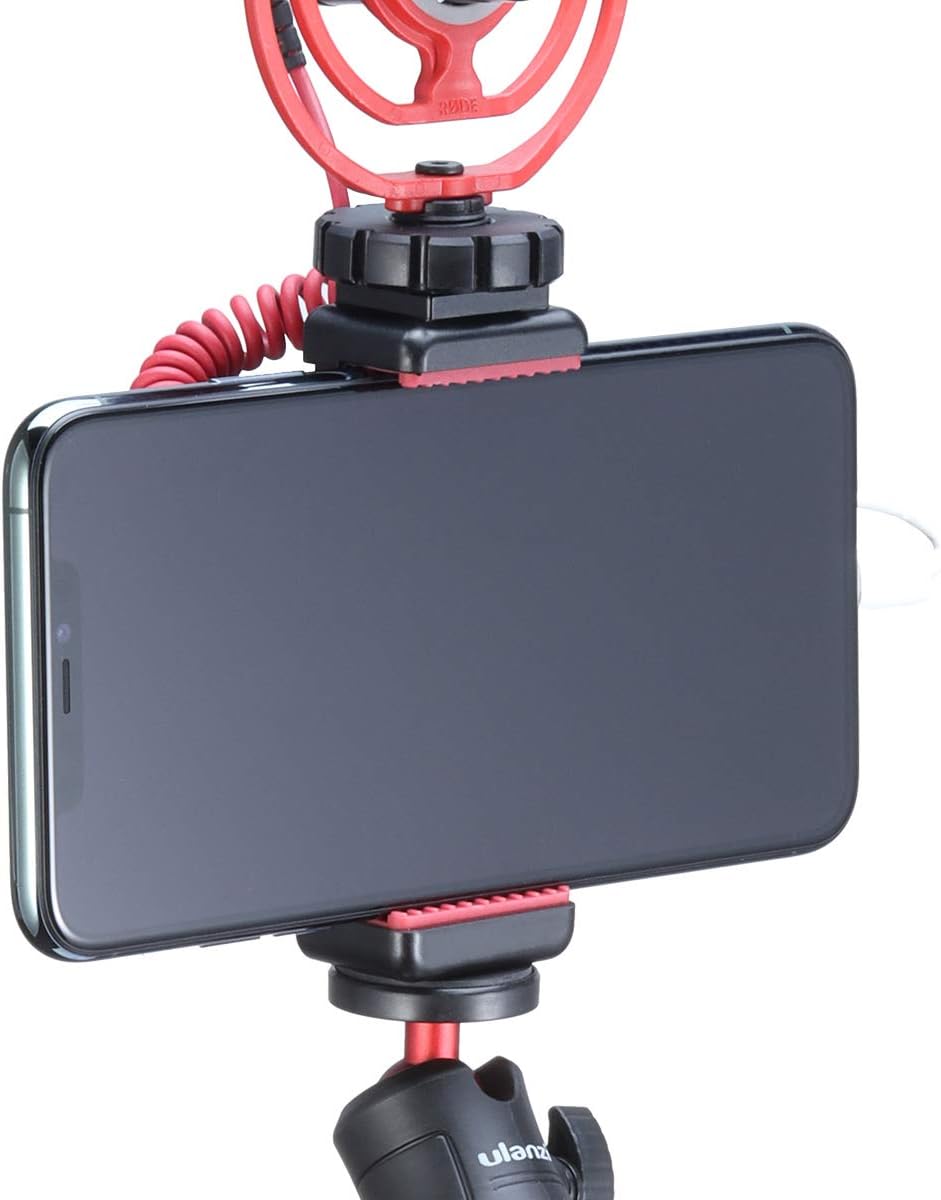 Transform Your Vlogging Experience with the ST-07 Phone Tripod Mount - Compatible with iPhone 11/Pro/Pro Max and More!