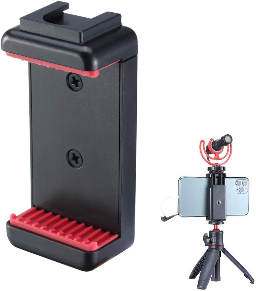 Transform Your Vlogging Experience with the ST-07 Phone Tripod Mount - Compatible with iPhone 11/Pro/Pro Max and More!