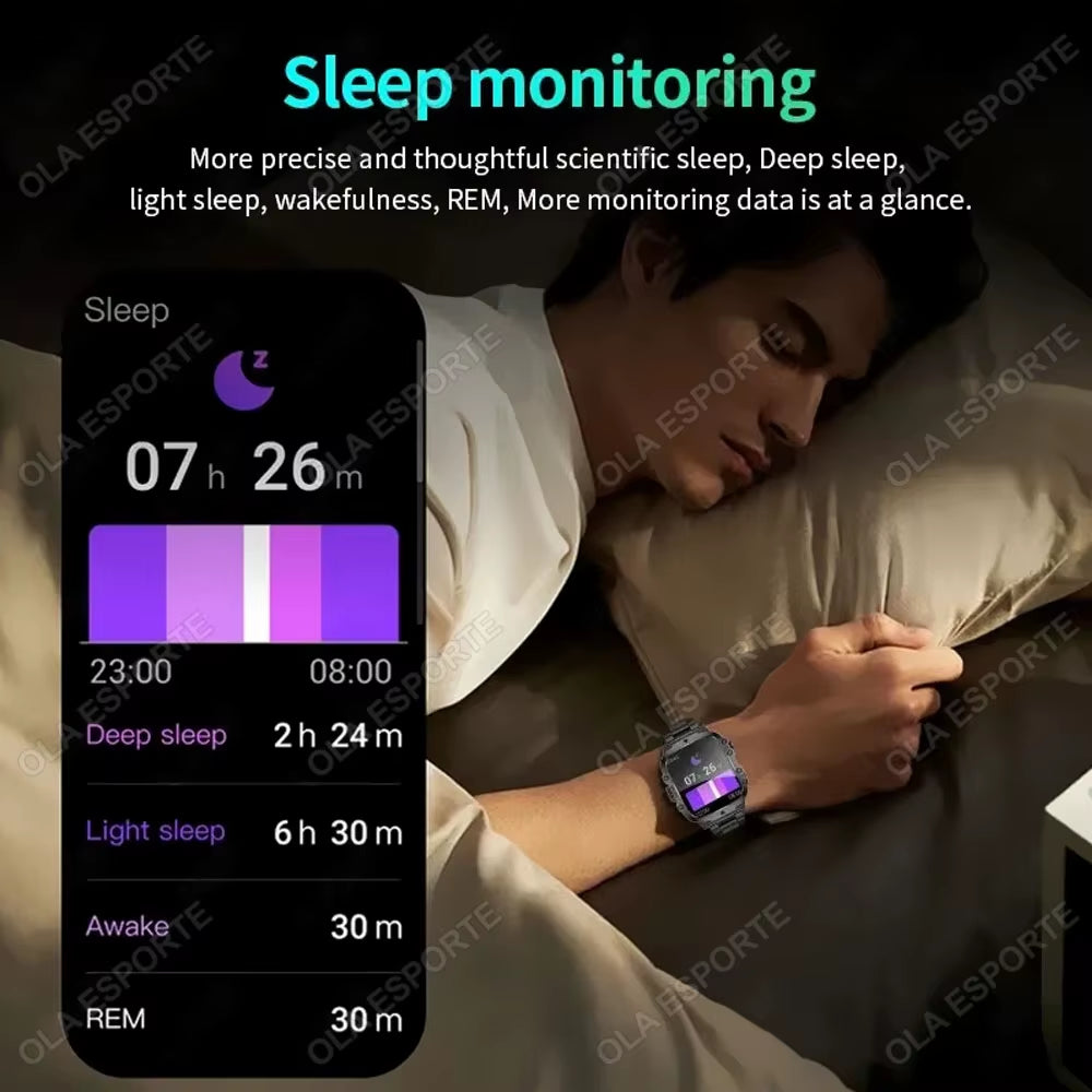 Discover the Original Men Smartwatch: Bluetooth Calling, Fitness Tracking, and IP68 Waterproof - Perfect for Android & iOS!